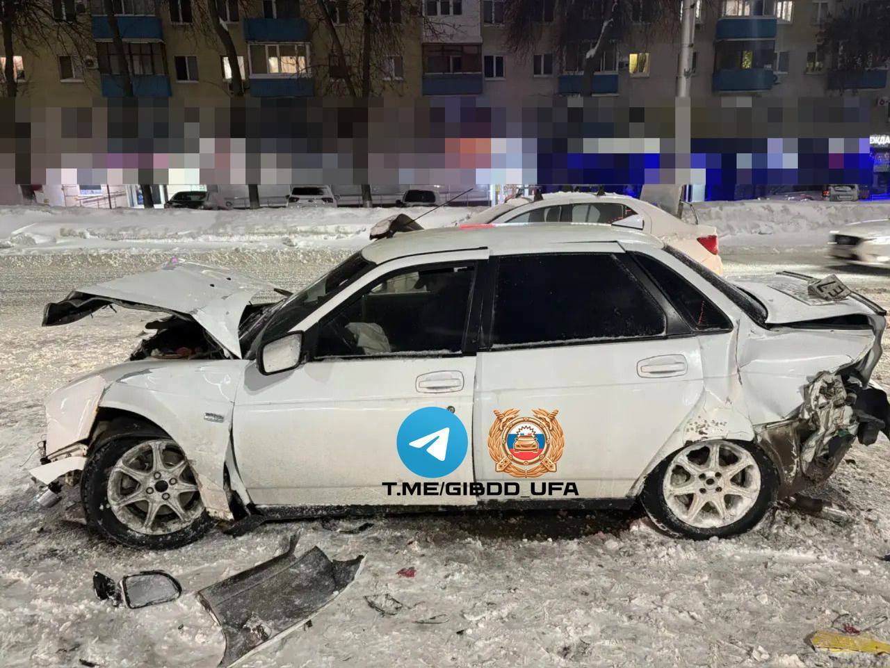 Бер юлы 6 автомобиль бәрелешкән