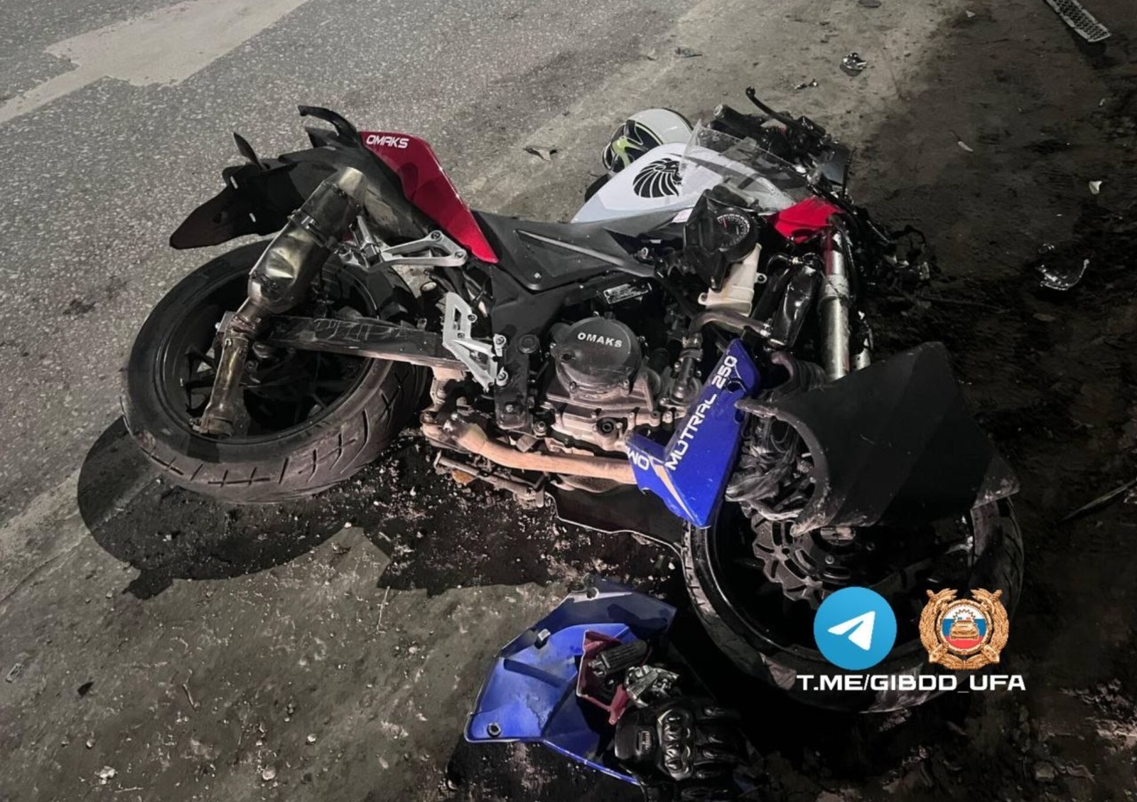 Быйыл мотоциклда йөрөгән үҫмер менән тәүге авария теркәлгән