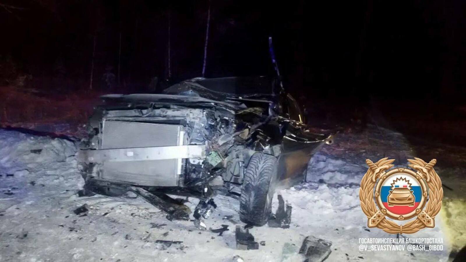 Водитель ваҡиға урынында һәләк булған